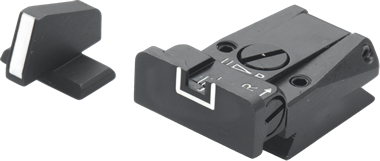 H&K P7 adjustable sights | white lines - Ubitzu