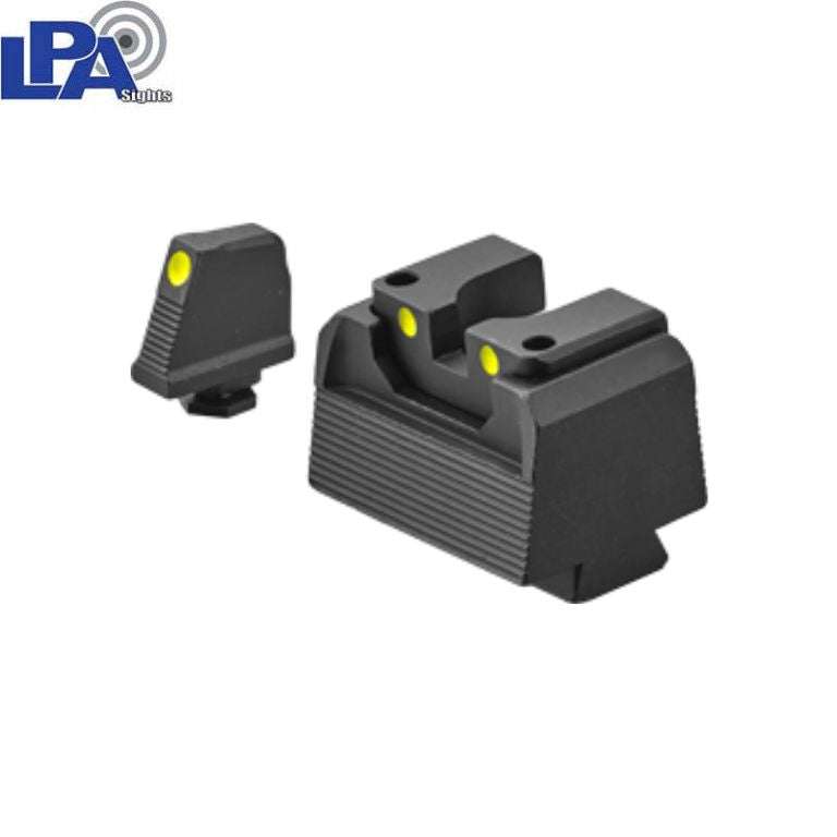 Sig P220 P226 P229 P320 & P365 Optics Ready semi-adjustable co-witness sights | luminescent dots - Ubitzu