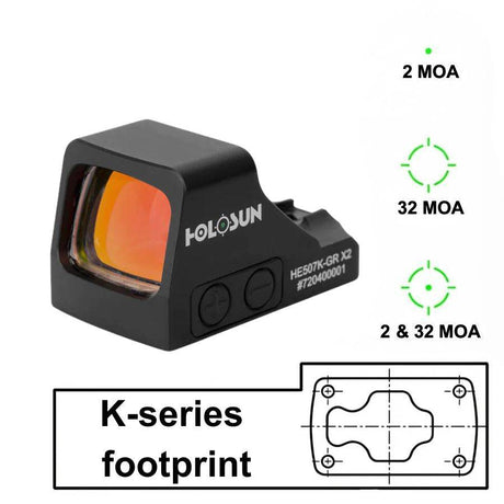 Holosun 507K X2 [vihreä] - Huolto