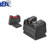 Smith & Wesson M&P M2.0 Optics Ready puolisäädettävät co-witness rautähtäimet | kuituoptinen - Ubitzu