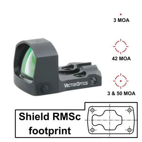 Vector Optics Frenzy-S 1x17x24 MOS Multi Reticle punapistetähtäin - Ubitzu