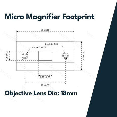 Vector Optics Paragon 3x18 suurennin Micro - Ubitzu